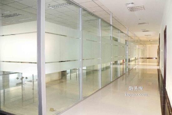 海淀区安装不锈钢玻璃隔断会议室玻璃隔断钢化玻璃价格