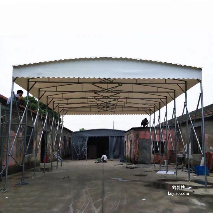 齐齐哈尔销售钢立柱悬空伸缩雨棚公司产品图
