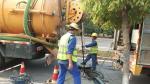 温州龙湾周边城镇排水管网清淤机器人检测
