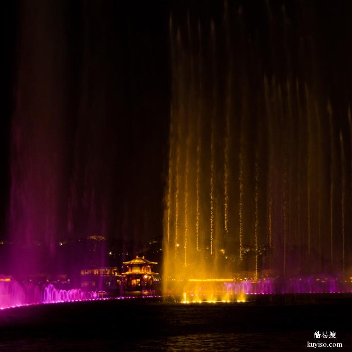 重庆江北音乐喷泉系统-博驰环境公司,湖面音乐喷泉