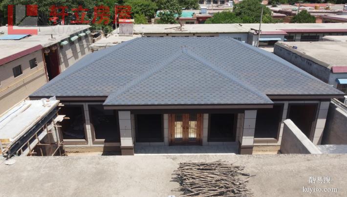 中式轻钢结构房屋设计施工 建造轻钢别墅低碳环保舒适宜居
