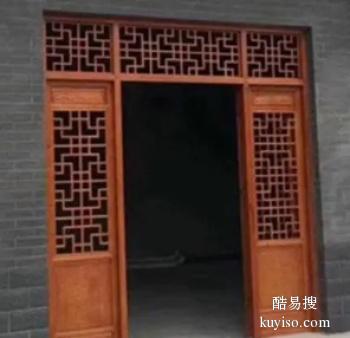 泸州中式寺庙门窗 大殿仿古木门 寺庙仿古窗 实木图定制