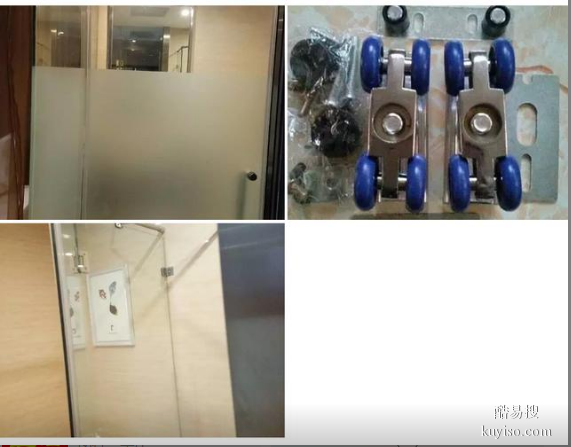 上海静安区上门维修淋浴房推拉门淋浴房移门吊轮维修更换