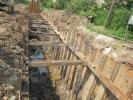 北京污水管道改造管沟支护打钢板桩