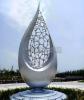 水滴雕塑景观设计思路-不锈钢水滴景观摆件