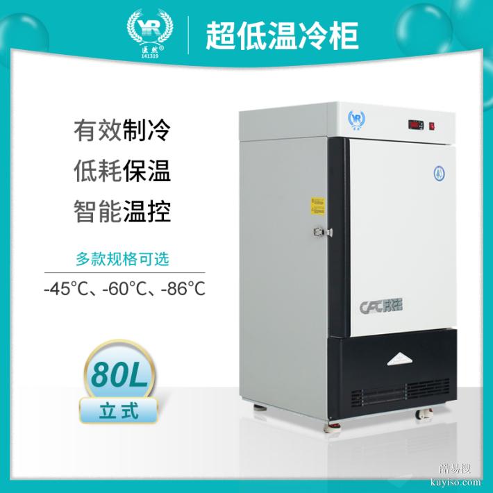 医然80L低温保存箱立式超低温冷柜 零低温冰箱