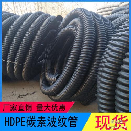 HDPE单壁碳素管80电缆护套管