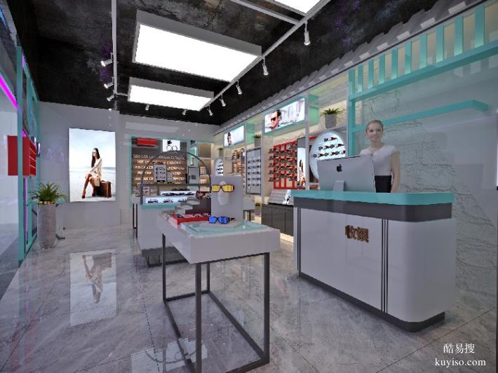 河北雙橋區(qū)復古眼鏡店裝修設計