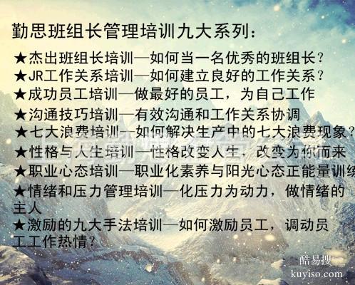 班組長(zhǎng)管理能力提升培訓(xùn)