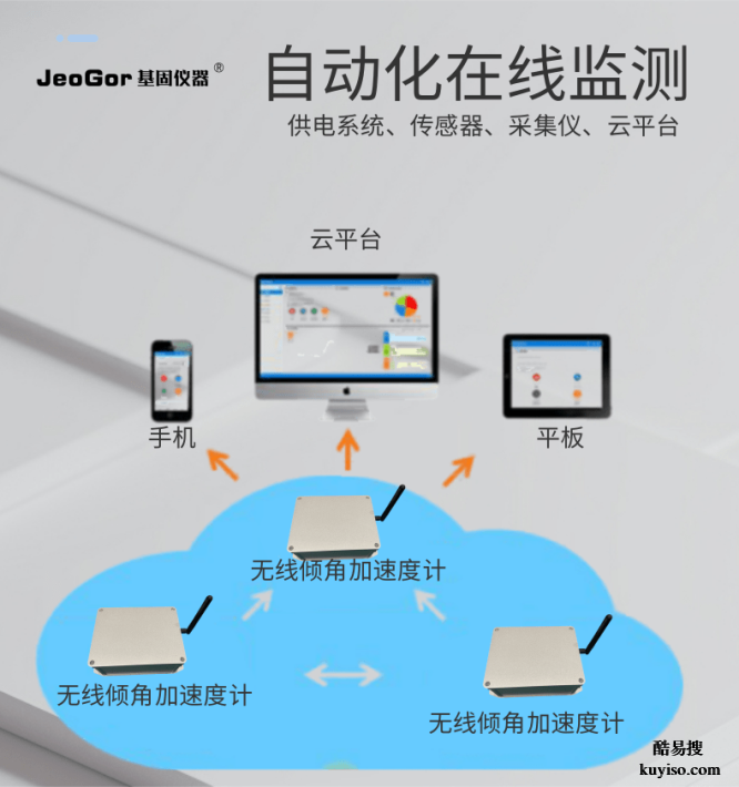 無線低功耗傾角加速度傳感器高精度傾角加速度計傾斜沉降振動監(jiān)測