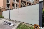 钢结构围挡报价,钢结构工程围挡,阳江供应华羽交通钢结构围挡