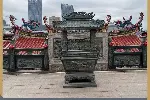 寺庙石雕香炉,屋檐石雕香炉,花岗岩香炉生产厂家