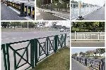 珠海横琴人行道边护栏 黄金色路中防护栏杆 阳江马路边交通隔离栏