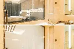 自粘调光膜玻璃贴膜/深圳厂家定制/调光玻璃断电雾化/通电透明