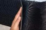 输送系统导料槽防尘帘胶条定做，250mm宽直径厚度5mm6mm