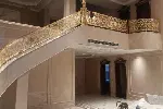 楼梯铝艺护栏铝艺楼梯扶手护栏室内护栏